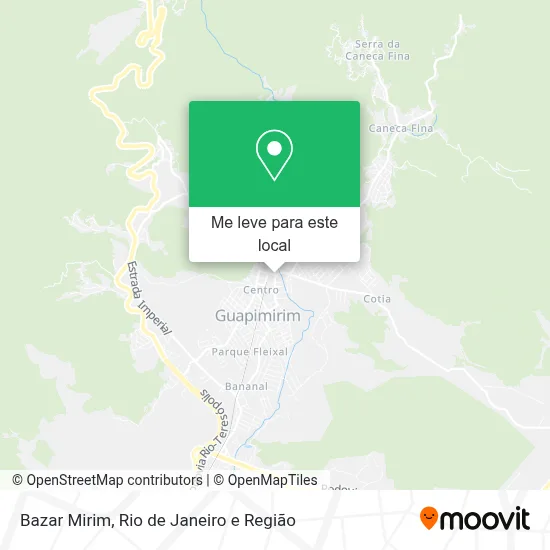 Bazar Mirim mapa