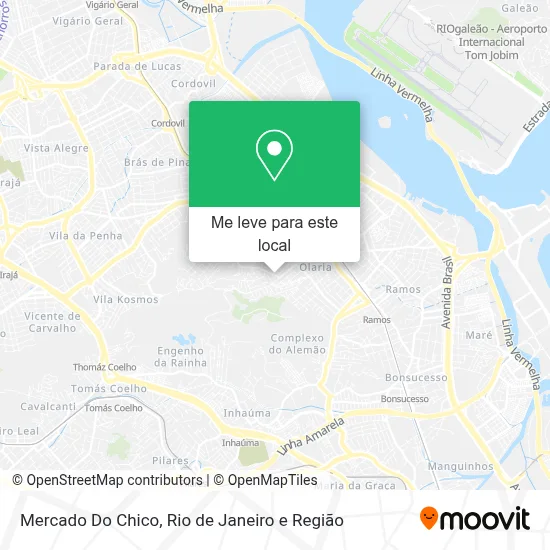 Mercado Do Chico mapa