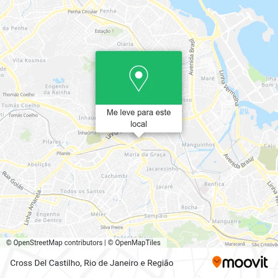 Cross Del Castilho mapa