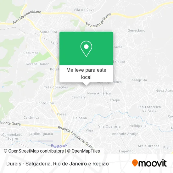 Dureis - Salgaderia mapa