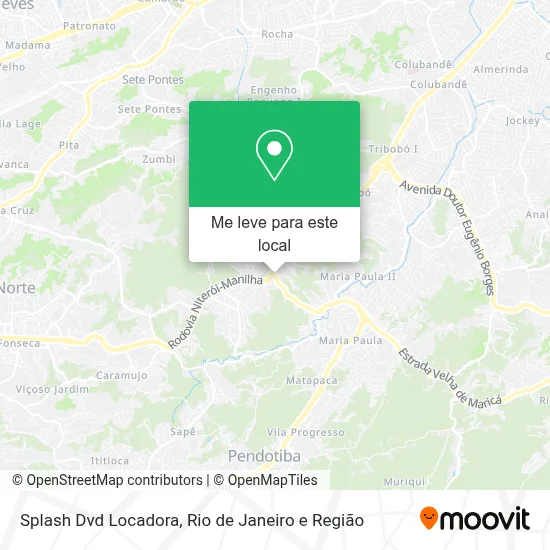 Splash Dvd Locadora mapa