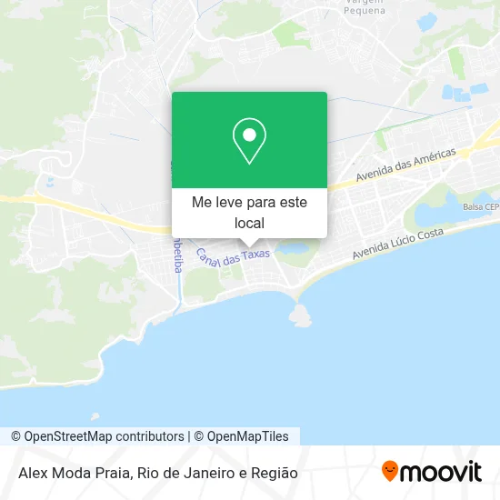 Alex Moda Praia mapa