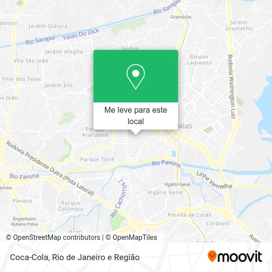 Coca-Cola mapa