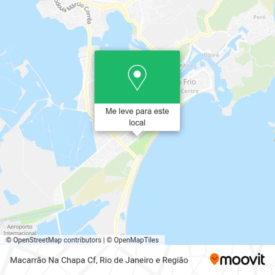 Macarrão Na Chapa Cf mapa