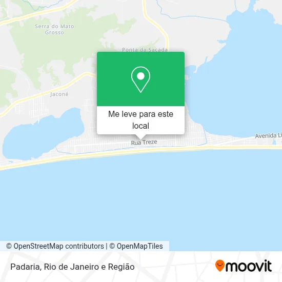 Padaria mapa