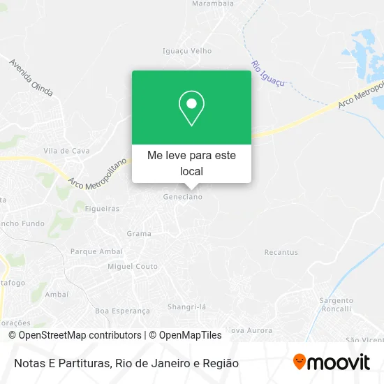 Notas E Partituras mapa