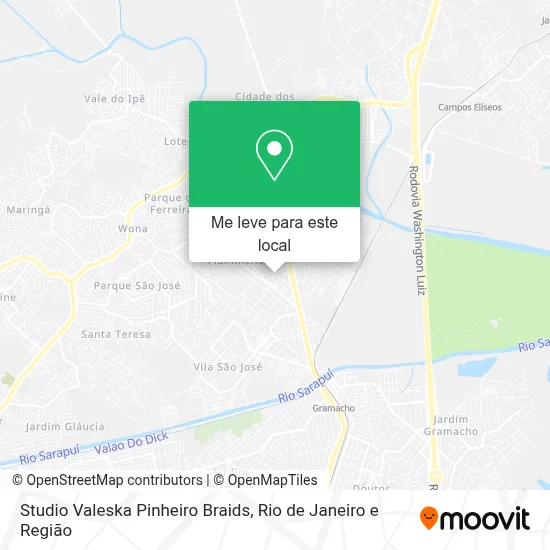 Studio Valeska Pinheiro Braids mapa