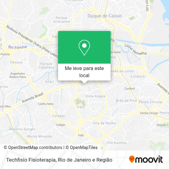 Techfisio Fisioterapia mapa