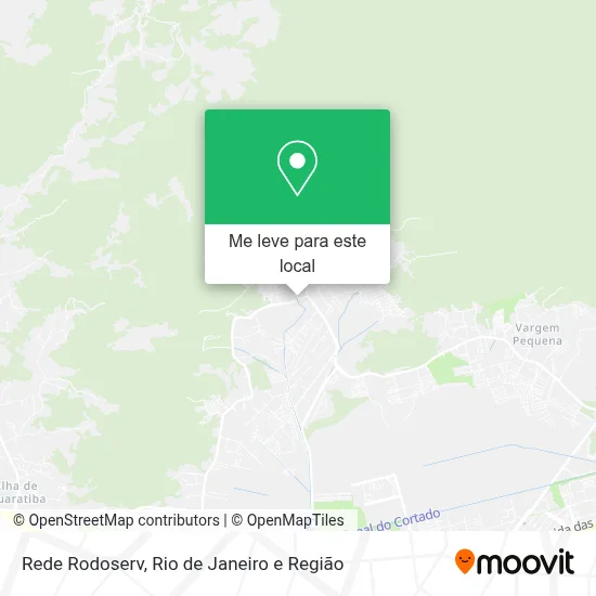 Rede Rodoserv mapa