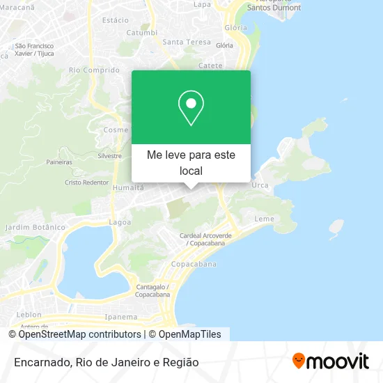 Encarnado mapa
