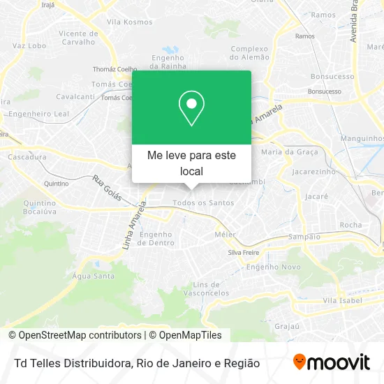 Td Telles Distribuidora mapa