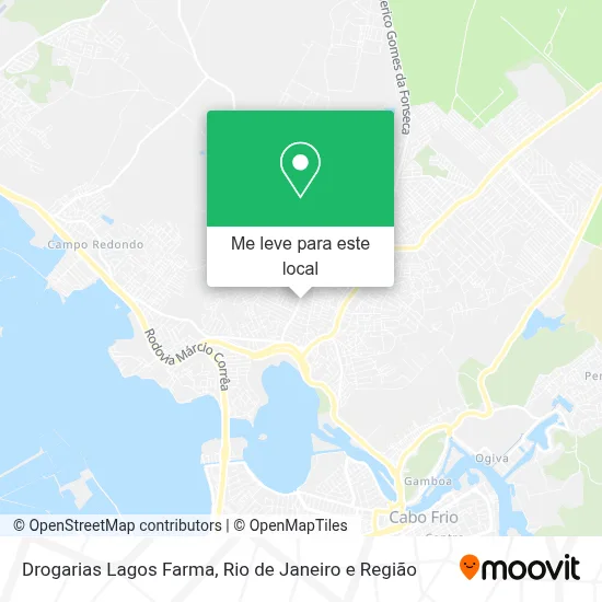 Drogarias Lagos Farma mapa