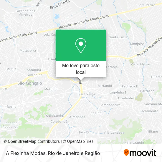 A Flexinha Modas mapa