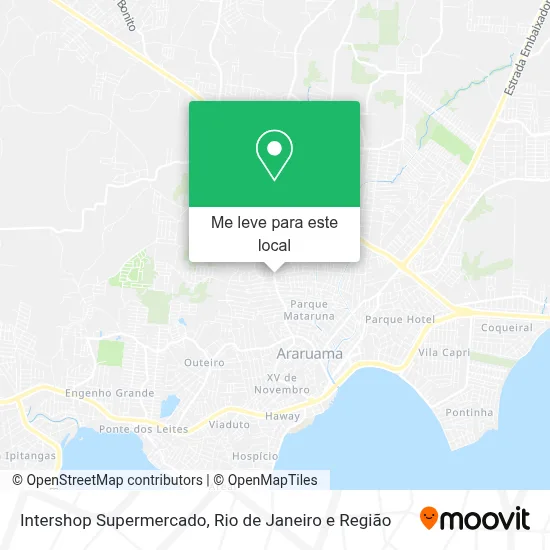 Intershop Supermercado mapa