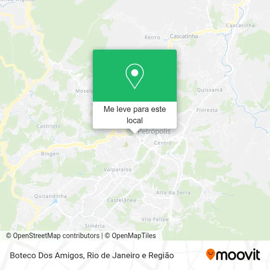 Boteco Dos Amigos mapa