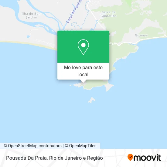 Pousada Da Praia mapa