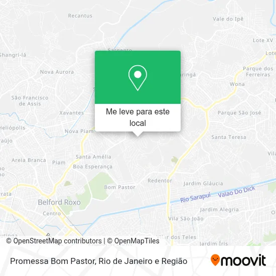 Promessa Bom Pastor mapa