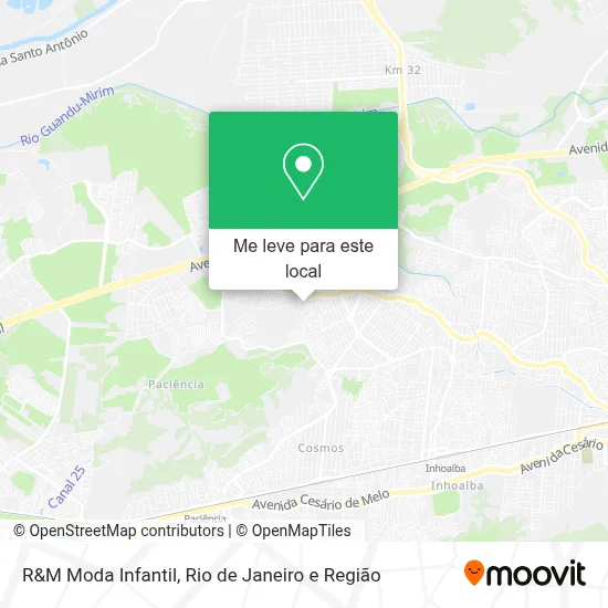 R&M Moda Infantil mapa