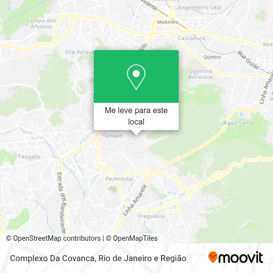 Complexo Da Covanca mapa
