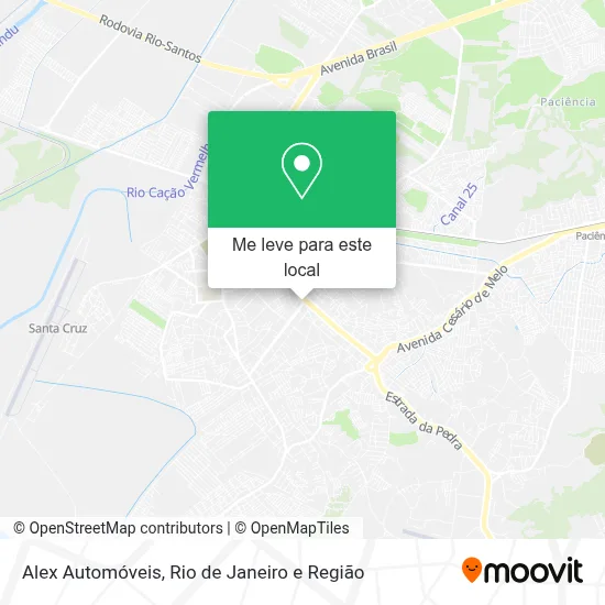 Alex Automóveis mapa