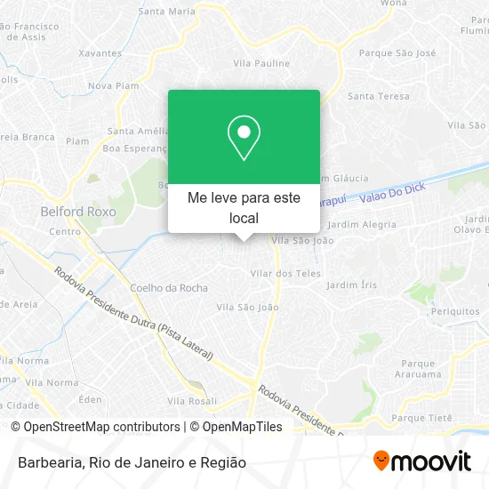 Barbearia mapa