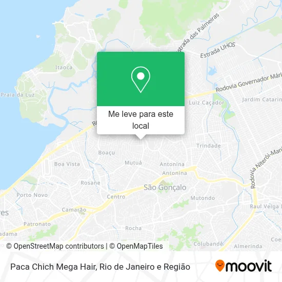 Paca Chich Mega Hair mapa