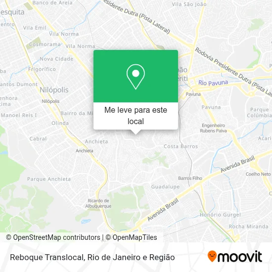 Reboque Translocal mapa