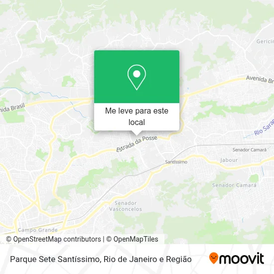 Parque Sete Santíssimo mapa