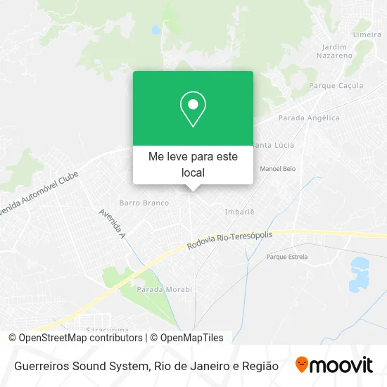 Guerreiros Sound System mapa