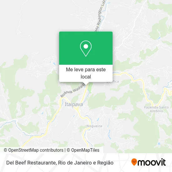 Del Beef Restaurante mapa