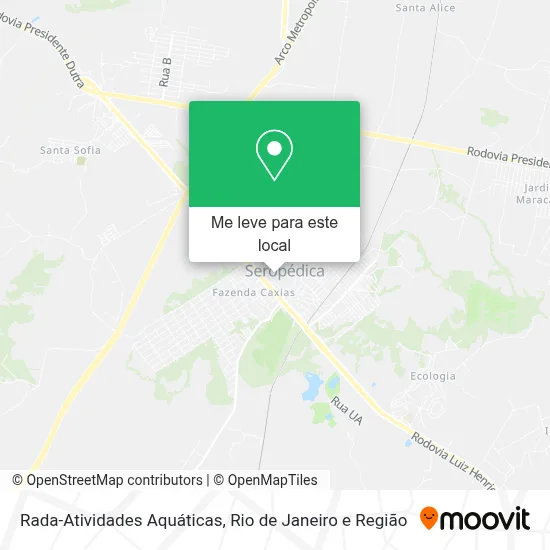 Rada-Atividades Aquáticas mapa