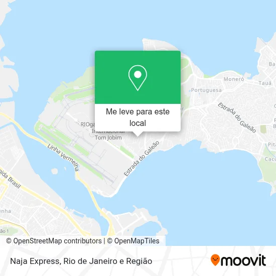 Naja Express mapa