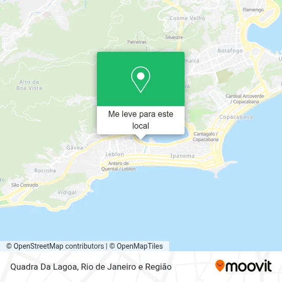 Quadra Da Lagoa mapa