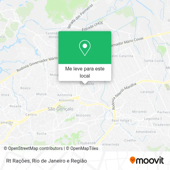 Rt Rações mapa