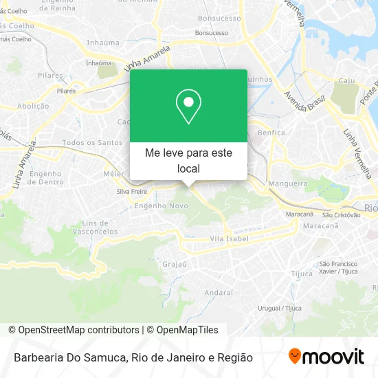 Barbearia Do Samuca mapa