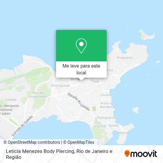 Letícia Menezes Body Piercing mapa