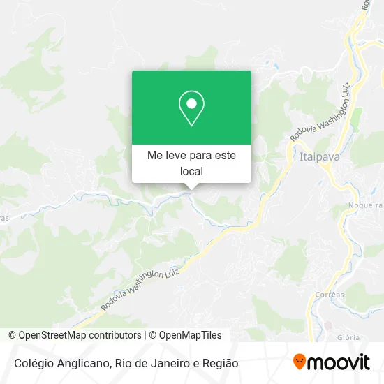 Colégio Anglicano mapa