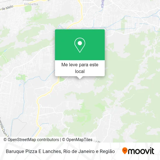 Baruque Pizza E Lanches mapa