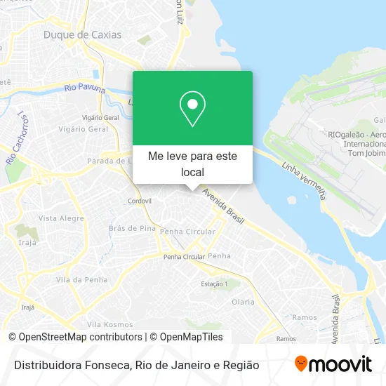 Distribuidora Fonseca mapa