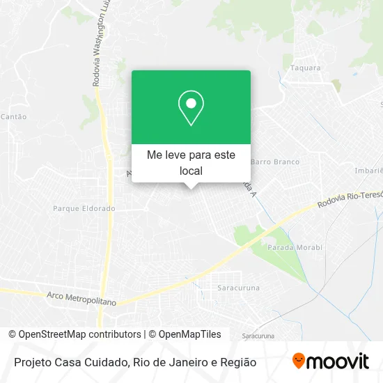 Projeto Casa Cuidado mapa