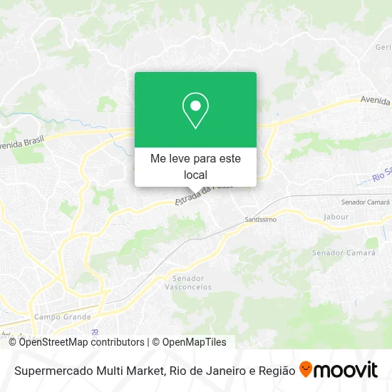 Supermercado Multi Market mapa