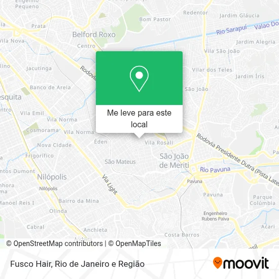Fusco Hair mapa