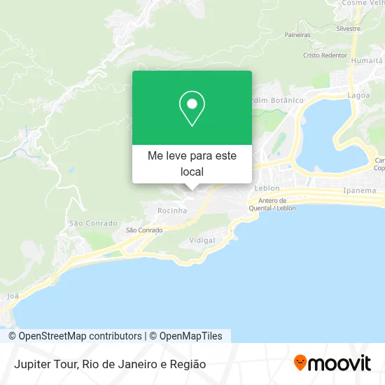Jupiter Tour mapa