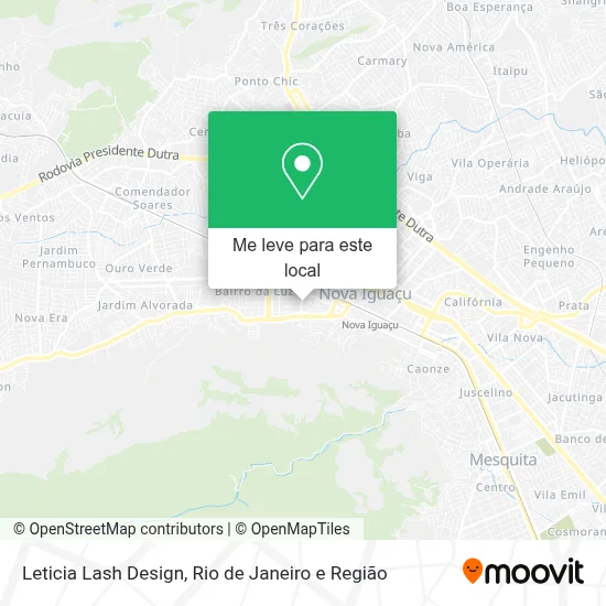 Leticia Lash Design mapa