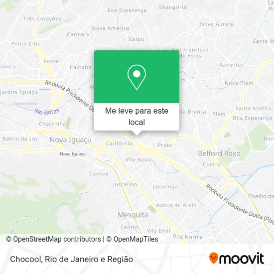 Chocool mapa