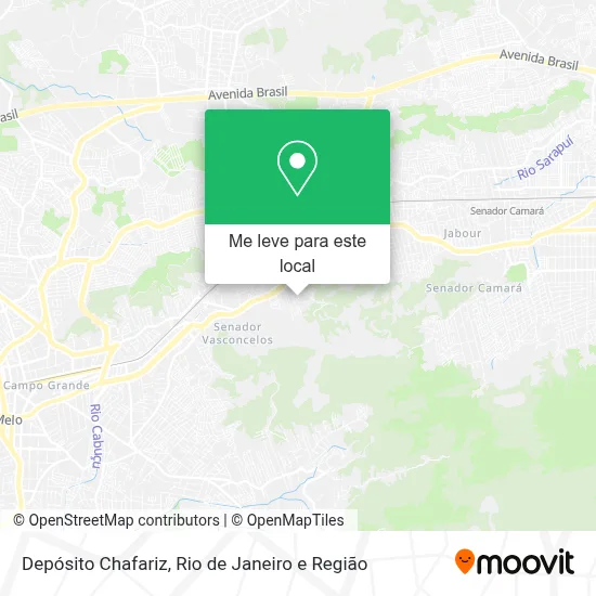 Depósito Chafariz mapa