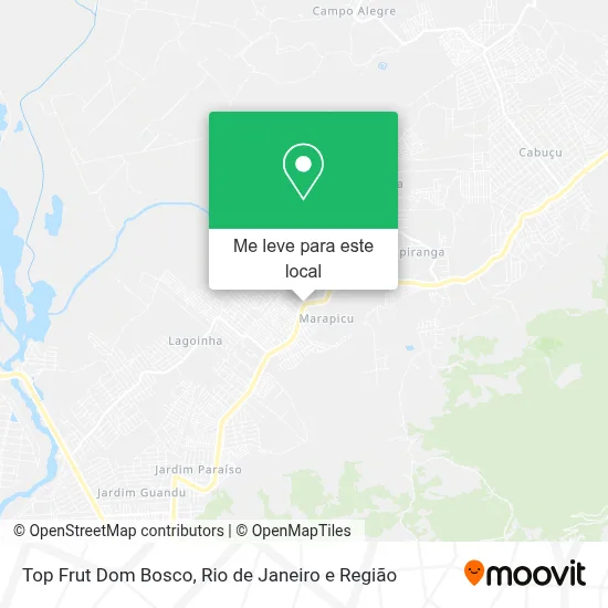 Top Frut Dom Bosco mapa