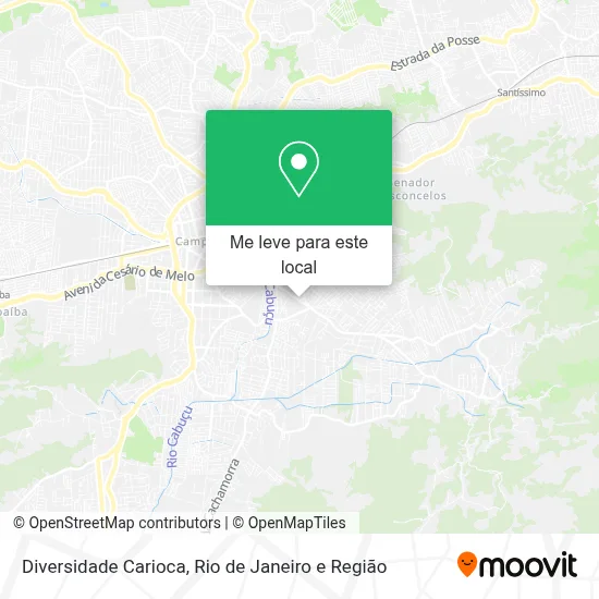 Diversidade Carioca mapa