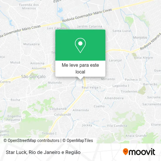 Star Luck mapa
