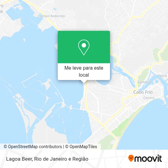 Lagoa Beer mapa